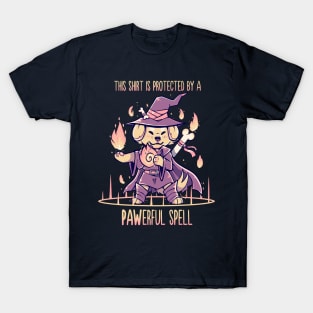 This Shirt is Protected by a PAWerful Spell T-Shirt